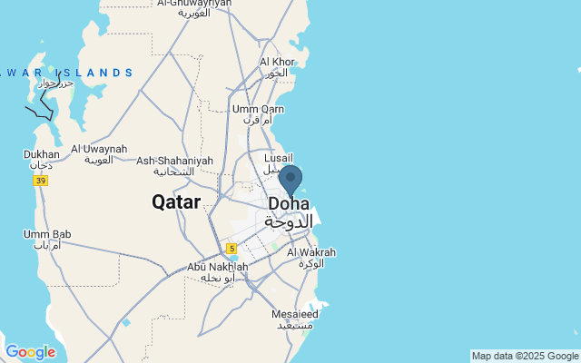 Kaart met locatie Al Zubara Fort